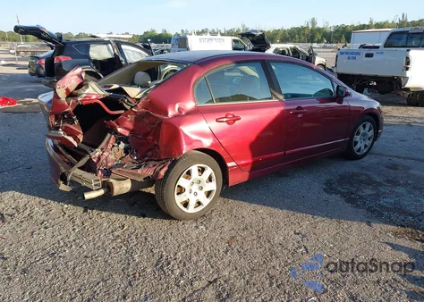 2008 Honda Civic Lx из США, поврежденный, VIN 1HGFA16548L007609